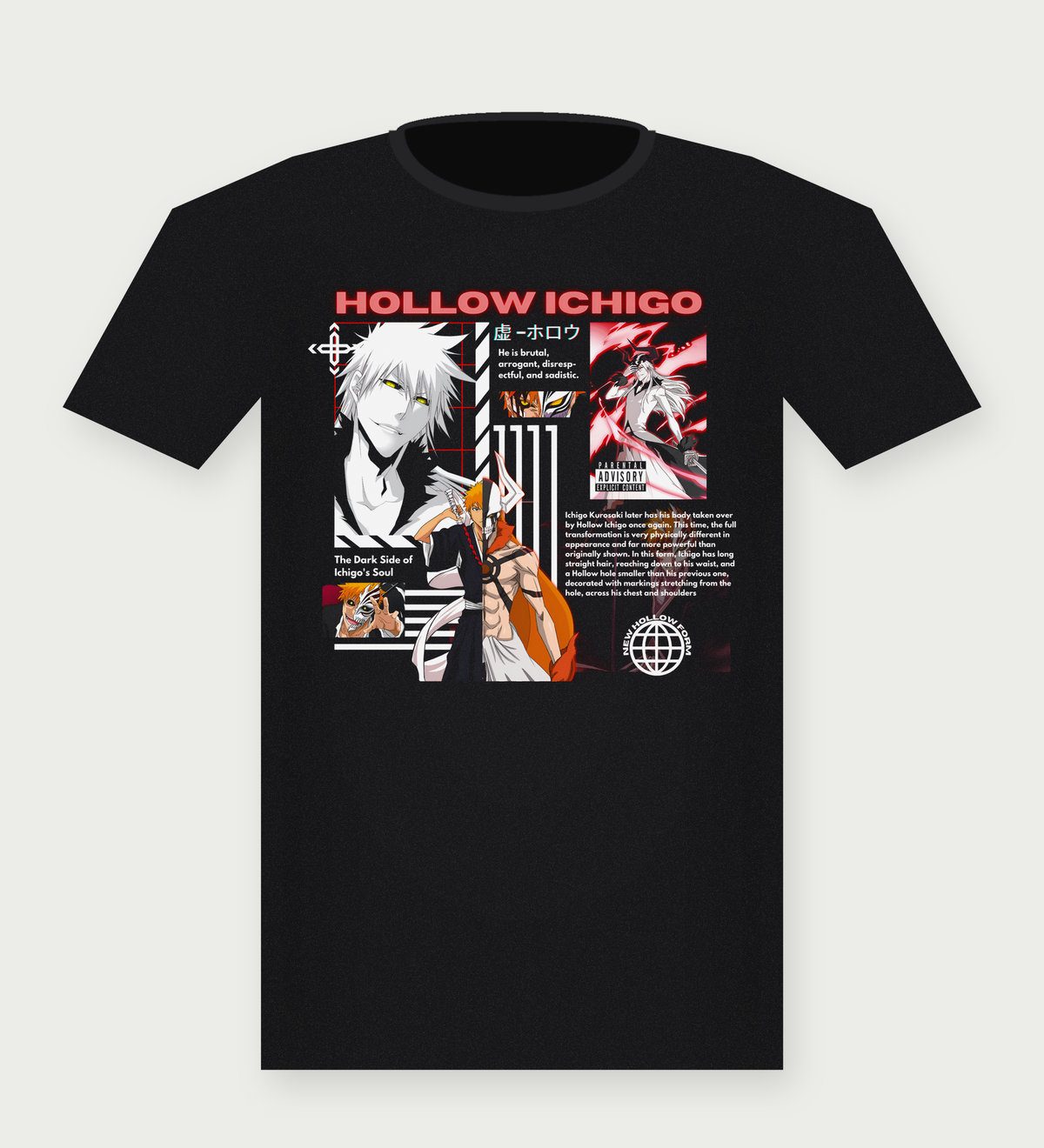 Ichigo Kurosaki black t-shirt
