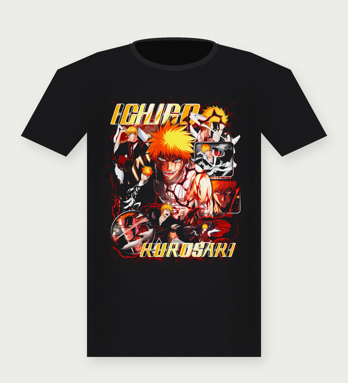 Ichigo Kurosaki Bankai black t-shirt