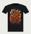 Nine-Tails Kurama black t-shirt